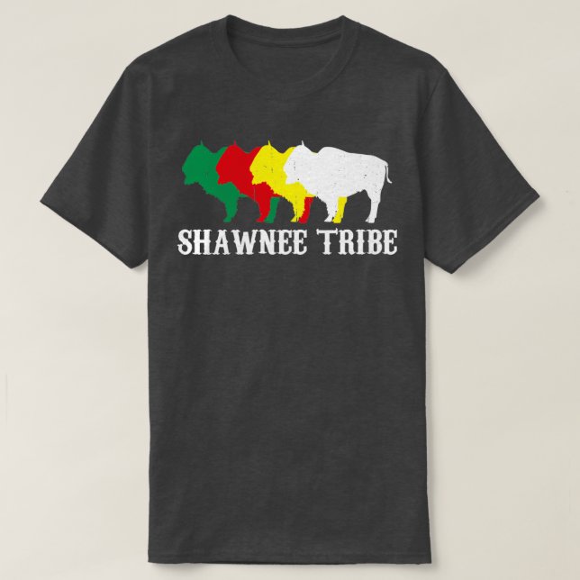 Camiseta Indios nativos estadounidenses de la tribu Shawnee (Diseño del anverso)