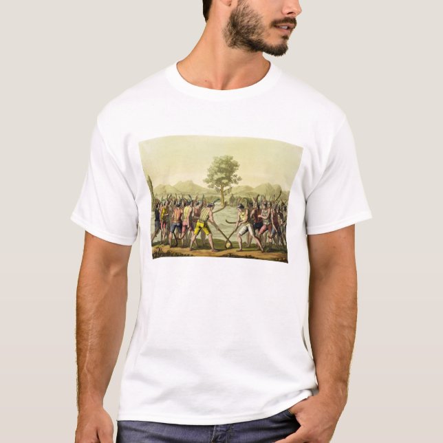 Camiseta Indios que juegan Ciueca, Chile, de 'Le Costume An (Anverso)