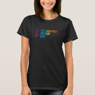 Camiseta Indiscutible Sexo Fluido Lgbtq Orgullo No Binario 