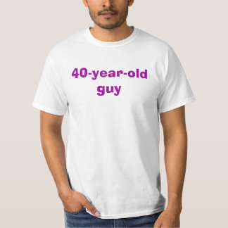 Camiseta Individuo de 40 años