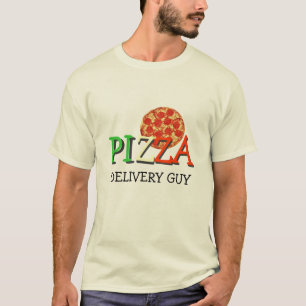 Camiseta Individuo de la entrega de la pizza