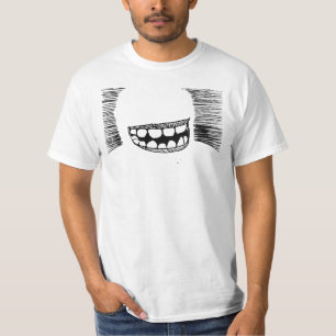 Camiseta individuo de los dientes