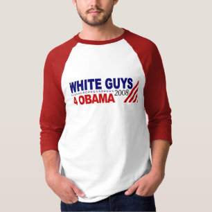 Camiseta Individuos blancos 4 Obama