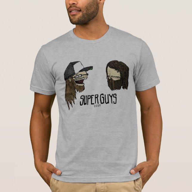 Camiseta Individuos estupendos grises (Anverso)