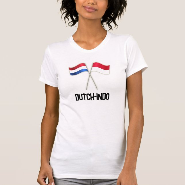 Camiseta Indo-Holandés con Dos Banderas (Anverso)