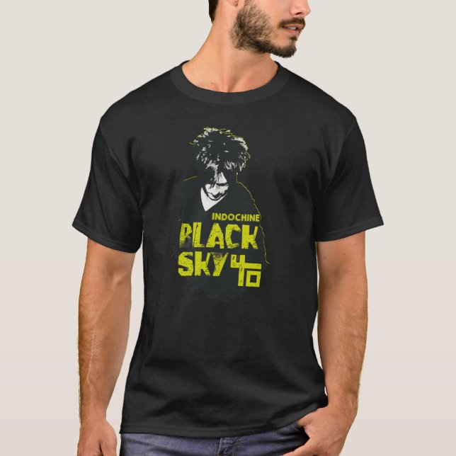 Camiseta Indochine black sky song (Anverso)