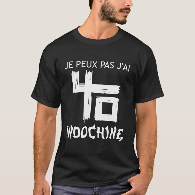 Camiseta Indochine Central Tour 2022 Tee Central Tour Indoc (Anverso)