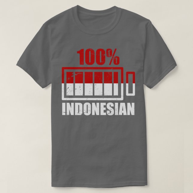 Camiseta Indonesia 100 (Diseño del anverso)