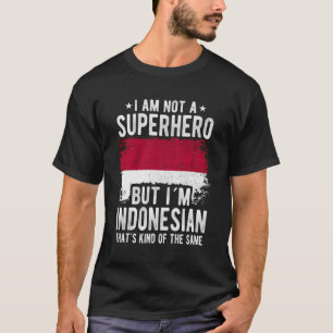 Camiseta Indonesia Indonesia Indonesia Indonesia Bandera Or