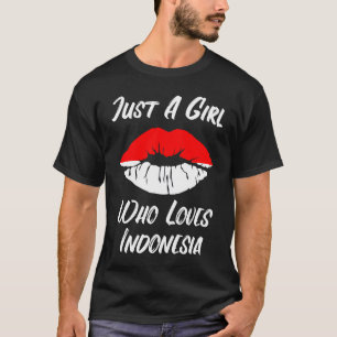 Camiseta Indonesia levanta bandera de amor a la boca