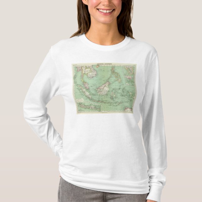 Camiseta Indonesia, Malasia (Anverso)