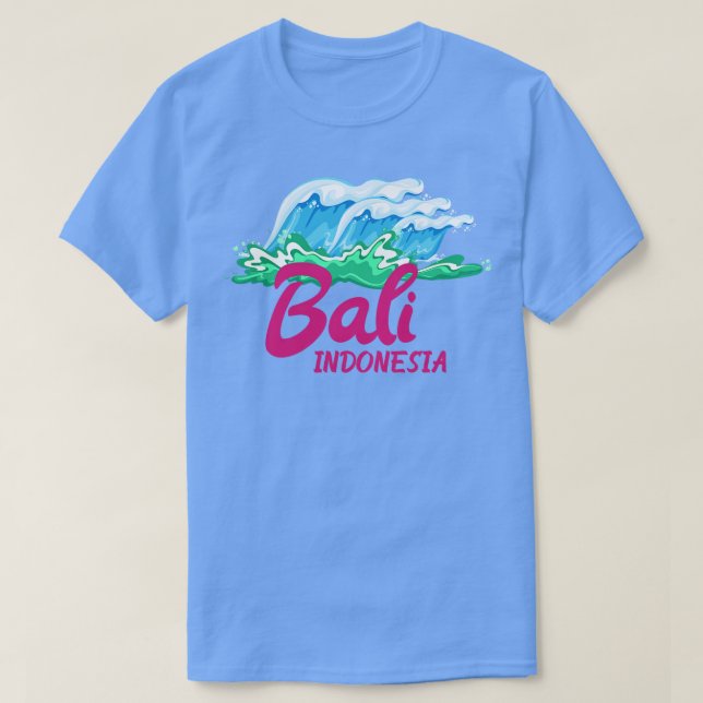 Camiseta Indonesia Surfer Paradise Gift Bali (Diseño del anverso)