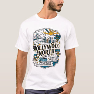 Camiseta Industria cinematográfica de Hollywood Norte Vanco
