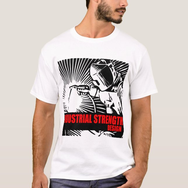 Camiseta industrial del diseño de la fuerza (Anverso)