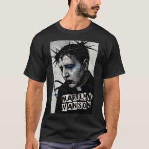 Camiseta  Industrial Goth Icon: Edgy Art Portrait