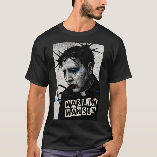 Camiseta  Industrial Goth Icon: Edgy Art Portrait (Anverso)