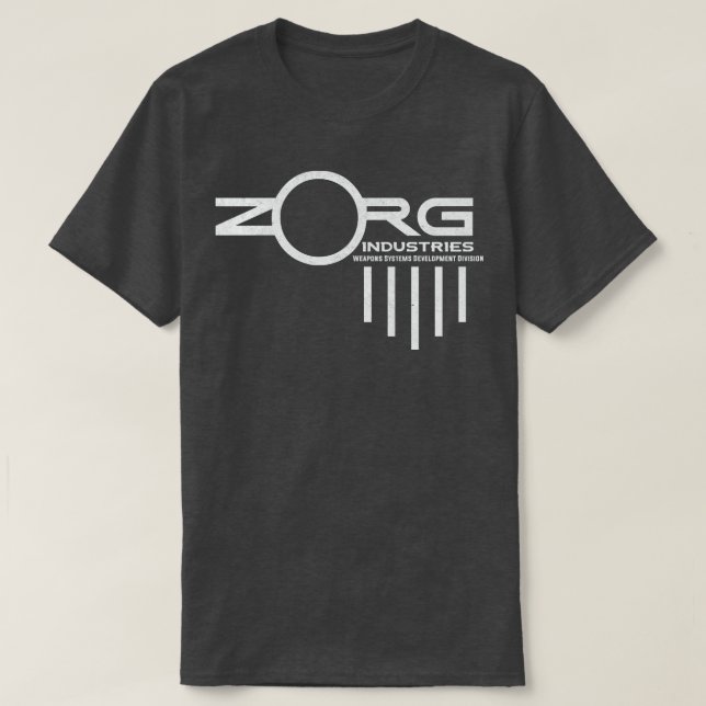 Camiseta Industrias de ZORG vintage (Diseño del anverso)