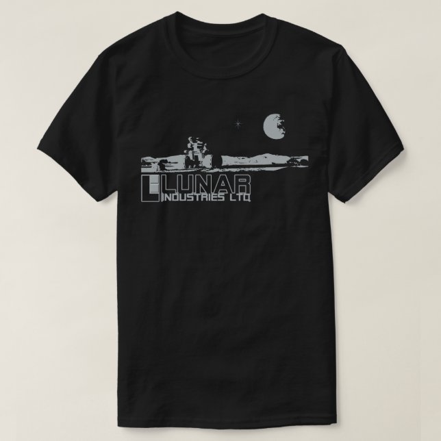 Camiseta Industrias lunares (Diseño del anverso)
