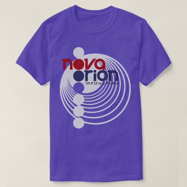 Camiseta Industrias Nova Orion (Diseño del anverso)