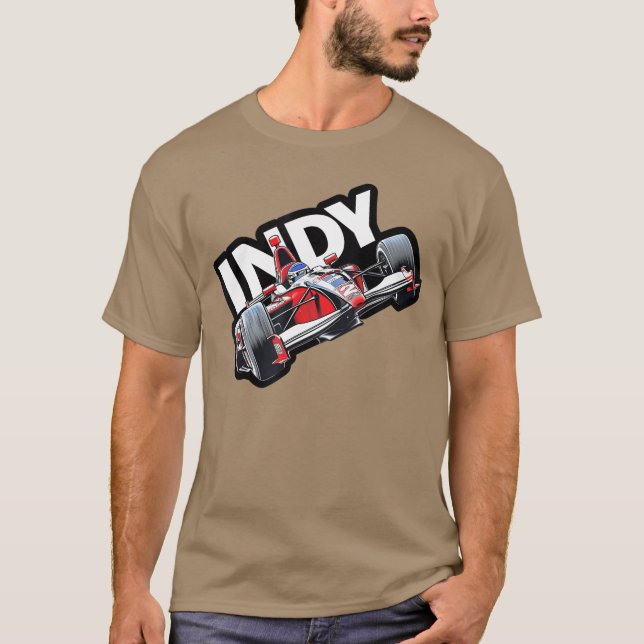 Camiseta Indy Indianapolis Indiana Racing s Motorsports Rac (Anverso)