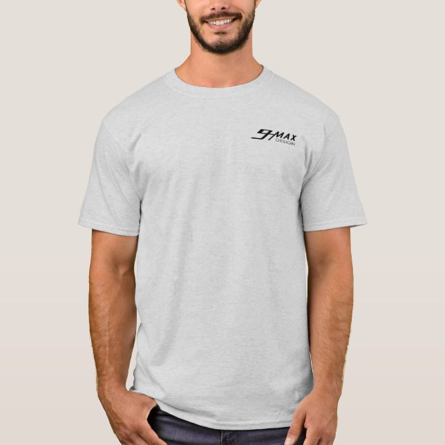 Camiseta Indy Lights 1 Negro y Rojo con Logo (Anverso)