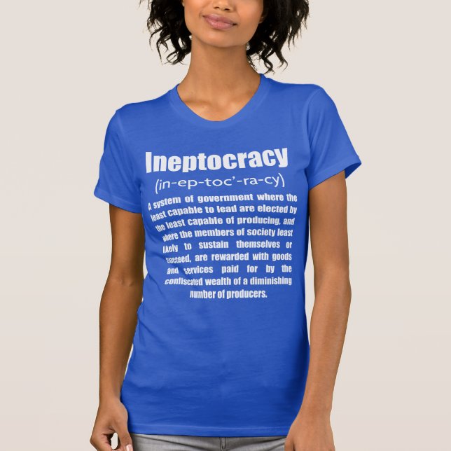 Camiseta Ineptocracia (Anverso)