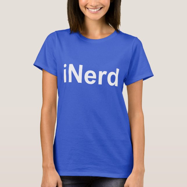 Camiseta iNerd no iPhone o iPad diversión con humor Hoodie (Anverso)