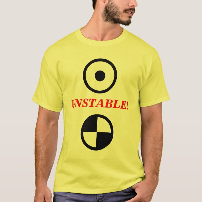 Camiseta ¡Inestable! (Anverso)