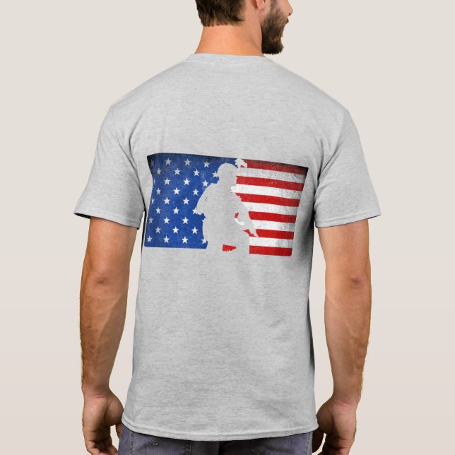 CAMISETA "INFANTERÍA AMERICANA DE LA LIGA PRINCIPAL" (Reverso)