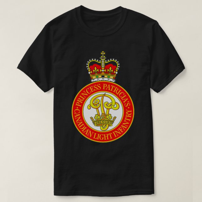 Camiseta Infantería de luz canadiense de la princesa Patric (Diseño del anverso)