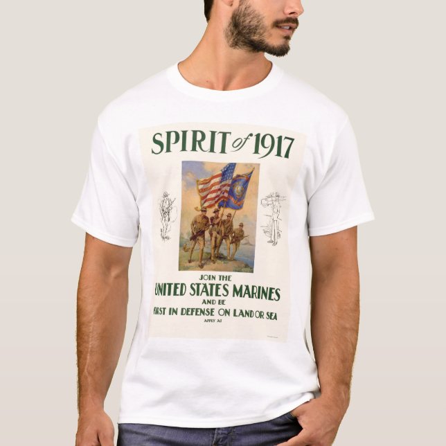 Camiseta Infantes de marina - alcohol de 1917 (Anverso)