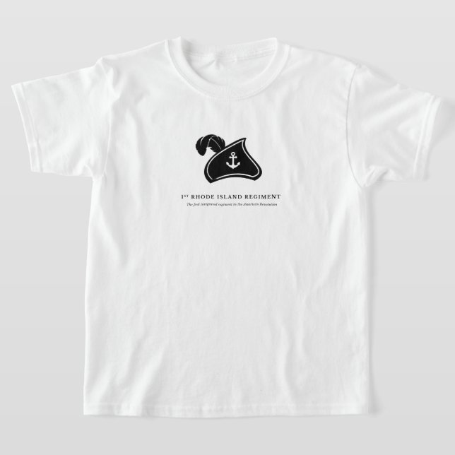 Camiseta infantil — 1.er Regimiento de Rhode Islan (Distribución)