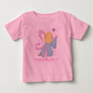 Camiseta infantil adaptable del ángel del cáncer