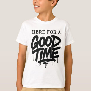 Camiseta infantil “Aquí Para Divertirse”