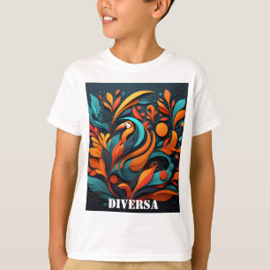 Camiseta Infantil Arte Simbólico de Naturaleza
