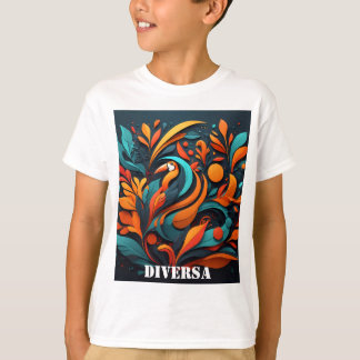Camiseta Infantil Arte Simbólico de Naturaleza