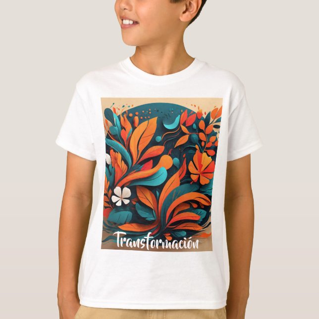 Camiseta Infantil Arte Simbólico Transformación (Anverso)