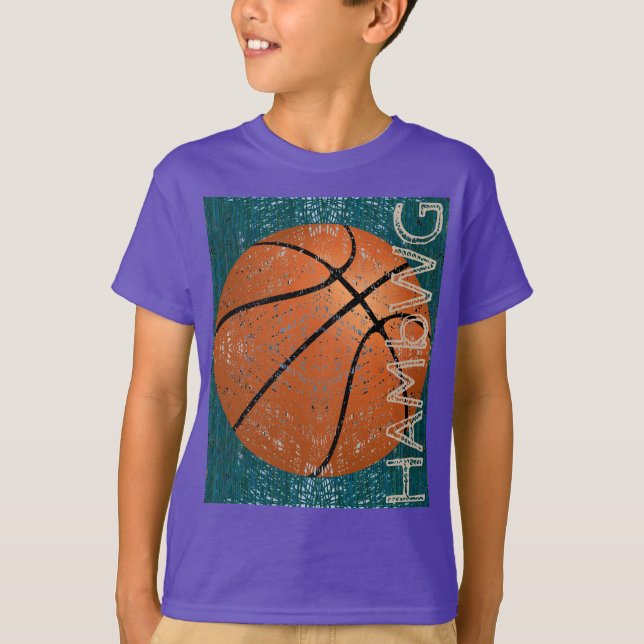 Camiseta infantil - baloncesto HAMbWG (Anverso)