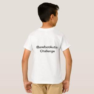 Camiseta infantil Barefoot Autism Challenge