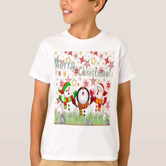 Camiseta Infantil Básica-Natal (Anverso)