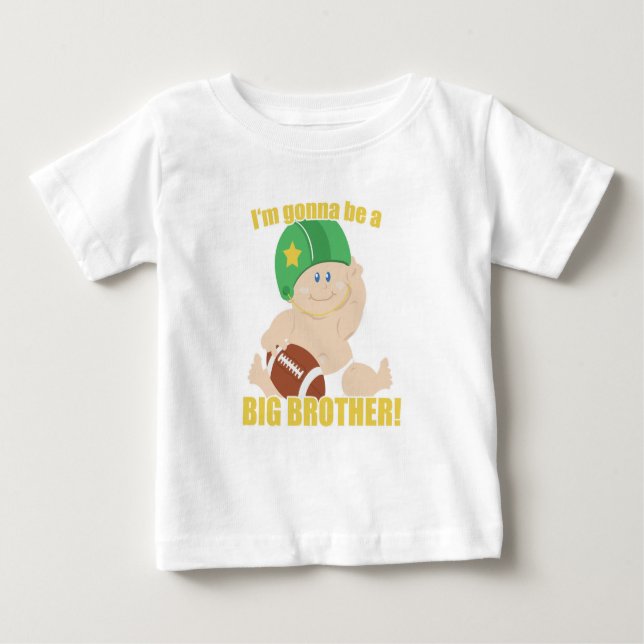 Camiseta infantil Big Brother para bebé de fútbol (Anverso)