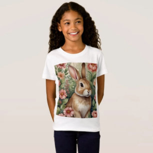 Camiseta infantil Blush Blooms y Bunny Dreams 