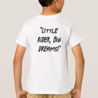 Camiseta infantil BMX Little Rider Big Dreams
