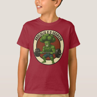 Camiseta Infantil Brócolis é o Segredo - Front