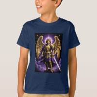 Camiseta infantil católica romana de San Miguel el