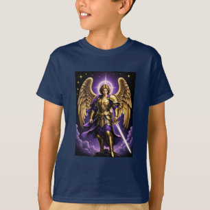 Camiseta infantil católica romana de San Miguel el
