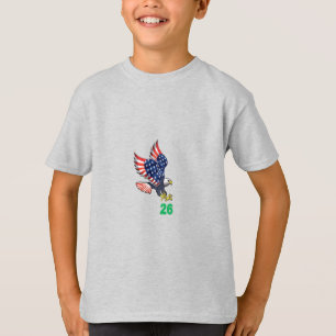 Camiseta infantil ceniza VUELO ALTO 26