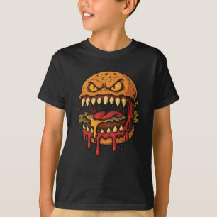 Camiseta infantil Cheeseburger Monster