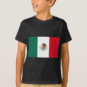 Camiseta infantil con bandera de México