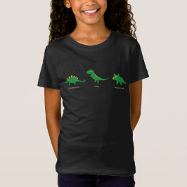 Camiseta infantil con dinosaurios